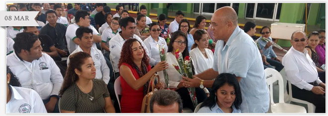 EL INSTITUTO TECNOLÓGICO SUPERIOR DE LAS CHOAPAS, RECONOCE A LAS MUJERES EN SU DÍA