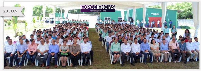 SE INAUGURA EL EVENTO EXPOCIENCIAS VERACRUZ SUR 2018