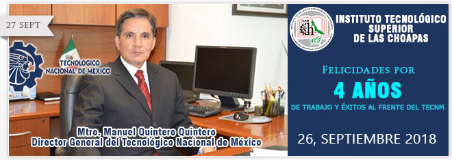 MENSAJE DEL DIRECTOR GENERAL DEL TECNOLÓGICO NACIONAL DE MÉXICO