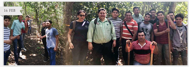 ALUMNOS DEL ITS CHOAPAS DE LA CARRERA DE ING. ELECTRONICA REHABILITAN LA RESERVA DEL OJO, QUE SE ENCUENTRA DENTRO DEL ITS.