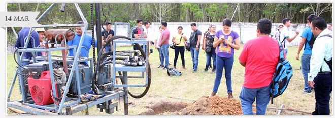 ALUMNOS DE GEOCIENCIAS Y PETROLERA REALIZAN PRACTICAS  DE CAMPOS REALES.