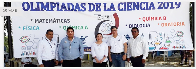 EL ITS CHOAPAS PRESENTE EN OLIMPIADAS DE LA CIENCIA 2019.