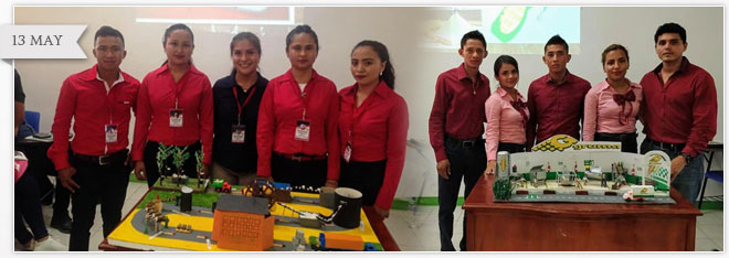 ALUMNOS DE INGENIERIA INDUSTRIAL REALIZAN EXPOSICION DE MAQUETAS.