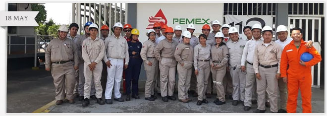 VISITAN ALUMNOS DEL ITSCH REFINERÍA LÁZARO CÁRDENAS.