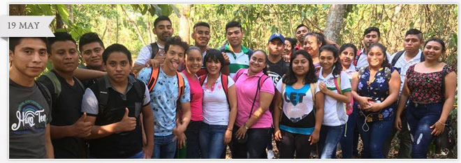 ALUMNOS DEL ITSCH VISITAN RESERVA Y ECO JARDÍN. 