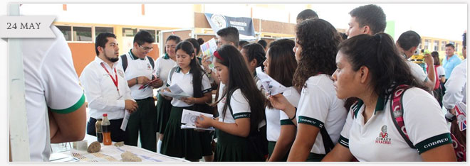 ALUMNOS DEL COLEGIO DE BACHILLERES DEL ESTADO DE VERACRUZ No.43 "AUGUSTO PALMA ALOR" DE LAS CHOAPAS, VERACRUZ, VISITAN AL ITSCH.