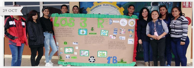 PARTICIPAN ALUMNOS Y DOCENTES EN LA CONCIENTIZACIÓN SOBRE EL CUIDADO DEL MEDIO AMBIENTE DE LA INICIATIVA 100% LIBRE DE PLÁSTICO.