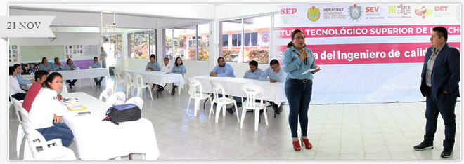 INICIA CELEBRACIÓN DE LA SEMANA DEL INGENIERO DE CALIDAD EN EL TECNOLÓGICO DE LAS CHOAPAS.