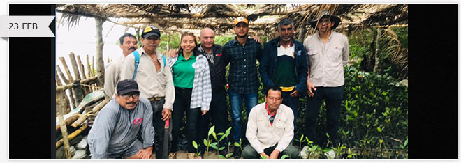 Docentes del ITSCH imparten Asesoría en materia de Reforestación en el Municipio de Agua Dulce.