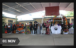 CONCURSO DE CATRINAS Y CATRINES EN LA UNIDAD ACADÉMICA ZARAGOZA