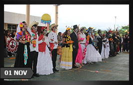 CONCURSO DE CATRINAS Y CATRINES EN EL INSTITUTO TECNOLÓGICO SUPERIOR DE LAS CHOAPAS