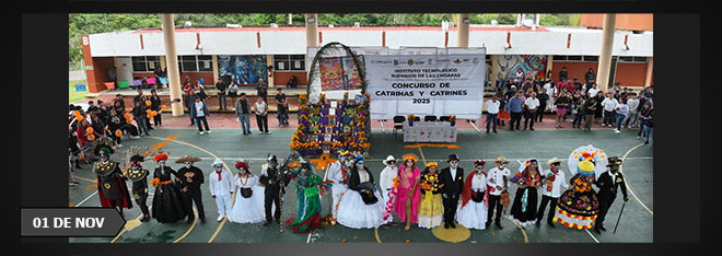 CONCURSO DE CATRINAS Y CATRINES EN EL INSTITUTO TECNOLÓGICO SUPERIOR DE LAS CHOAPAS