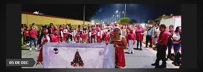 PASEO NAVIDEÑO ITSCH 2025.
