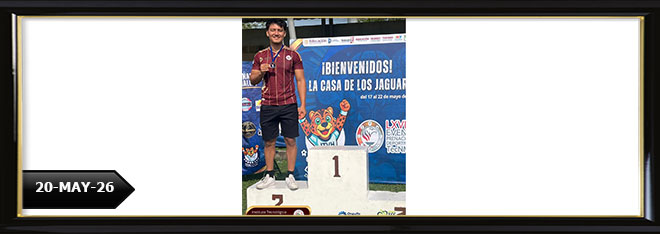 JESÚS ORÓSTICO LÓPEZ CONSIGUE SU PASE AL EVENTO NACIONAL DEPORTIVO DEL TECNM.