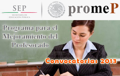 Convocatorias Promep 2013